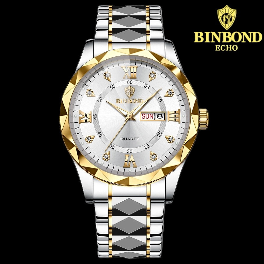 Elegant Luxury Stainless Steel Watch