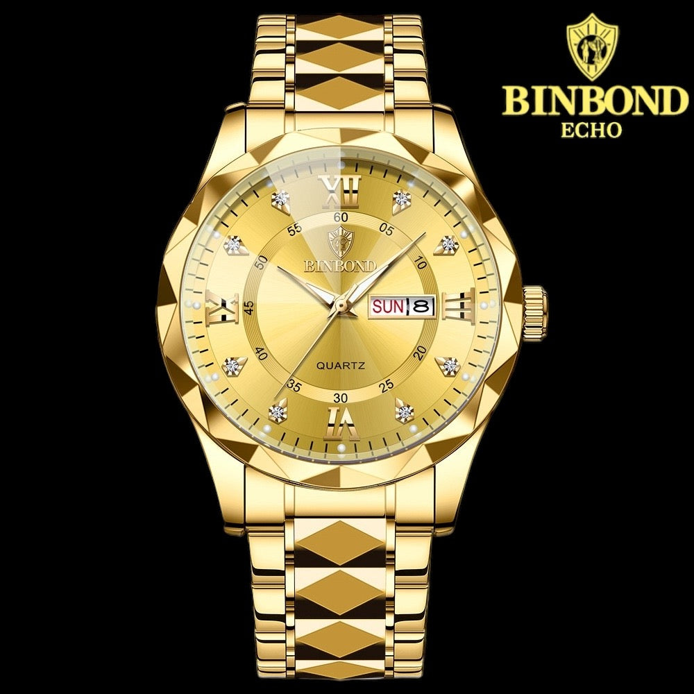 Elegant Luxury Stainless Steel Watch