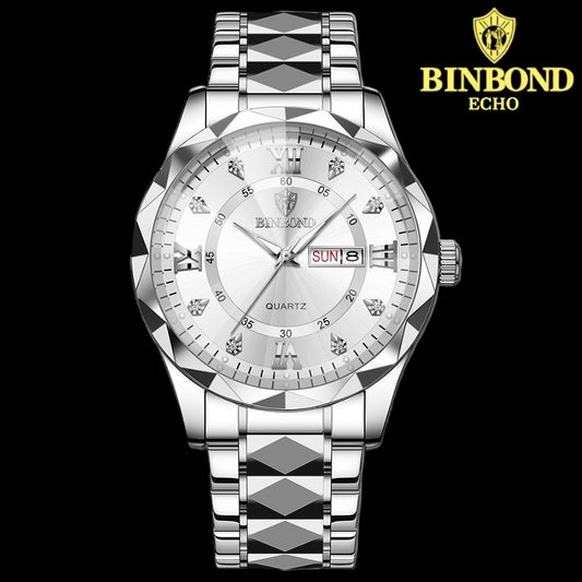 Elegant Luxury Stainless Steel Watch