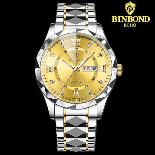 Elegant Luxury Stainless Steel Watch