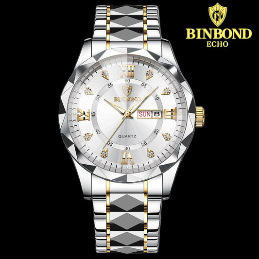 Elegant Luxury Stainless Steel Watch